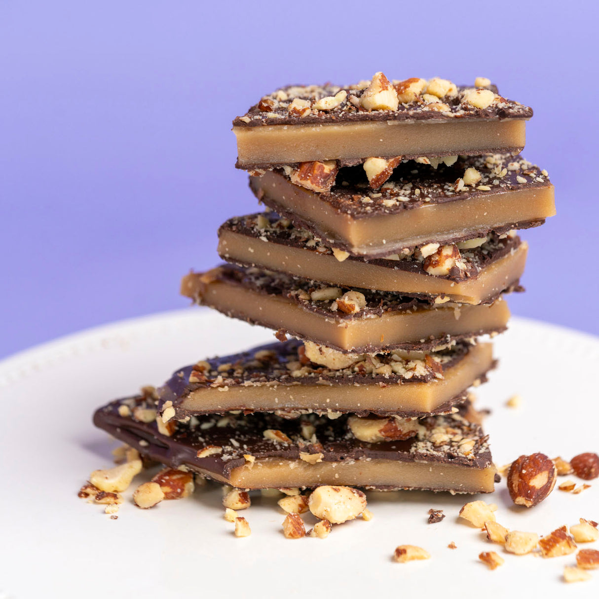 Dark Chocolate Almond Toffee
