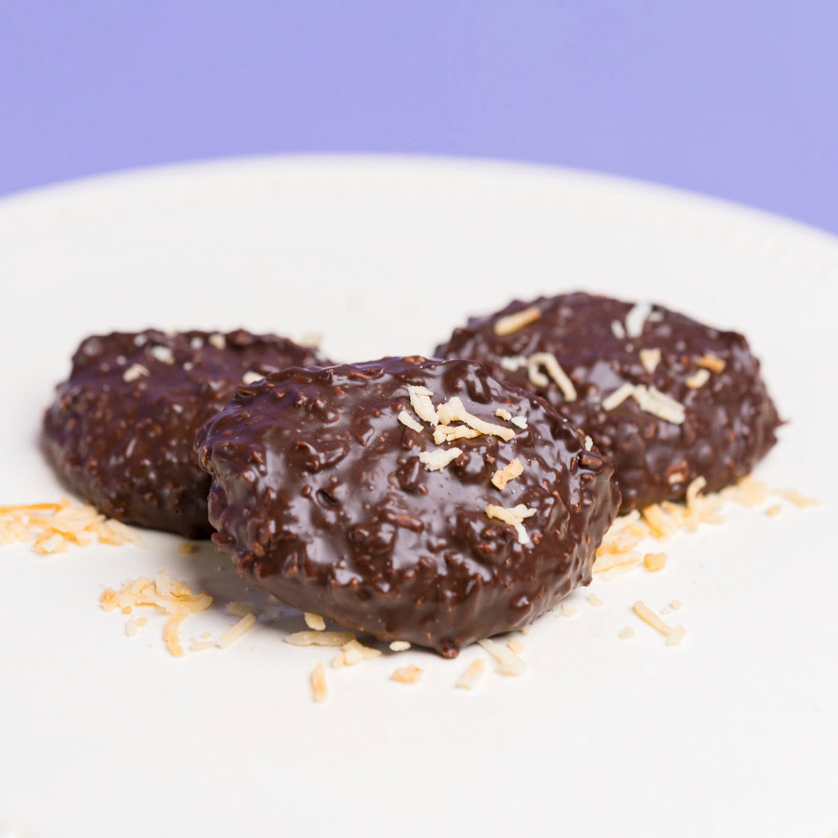 Dark Chocolate Coconut Clusters