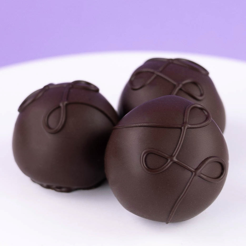 Dark Chocolate Ganache Truffles