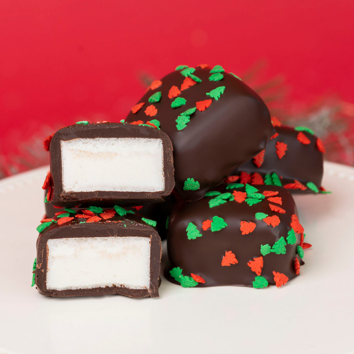 Dark Chocolate Christmas Confetti Marshmallow