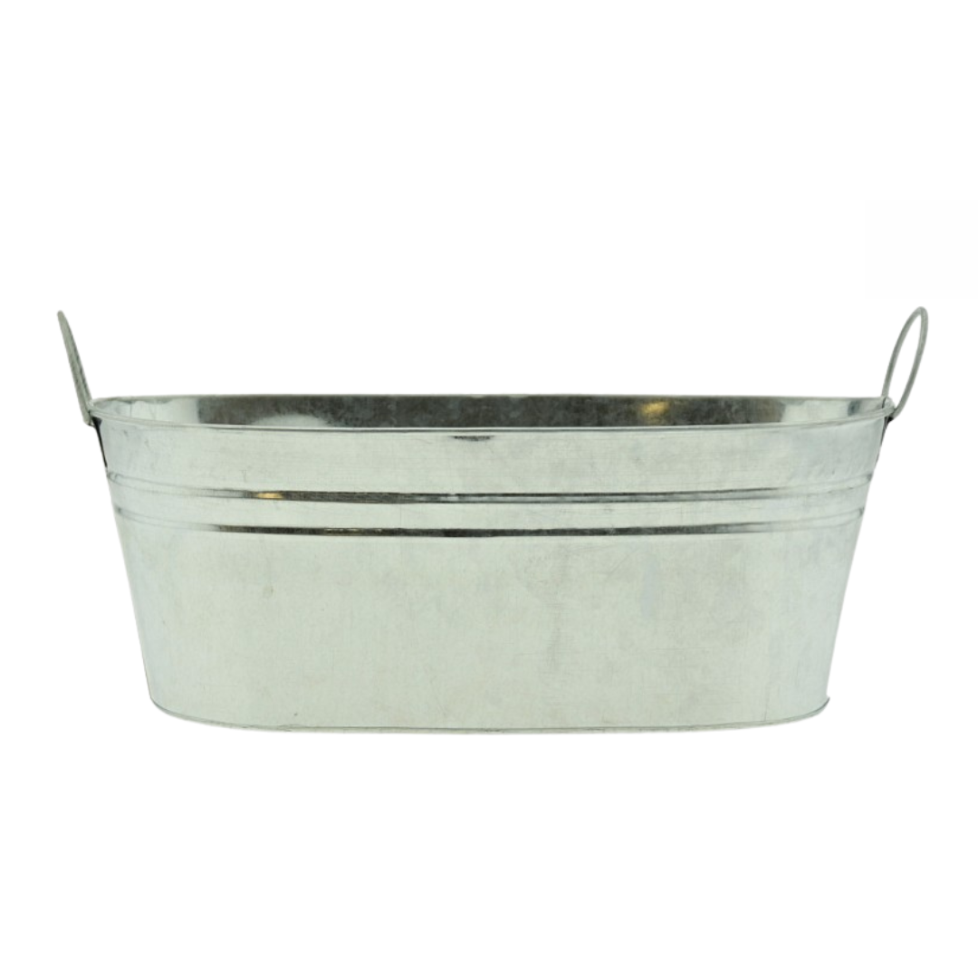 Galvanized Metal Bucket & Wrap