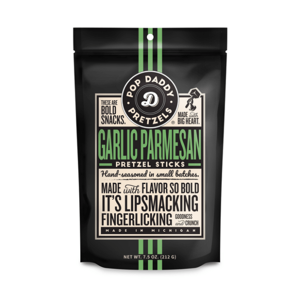 Garlic Parmesan Pretzel Sticks