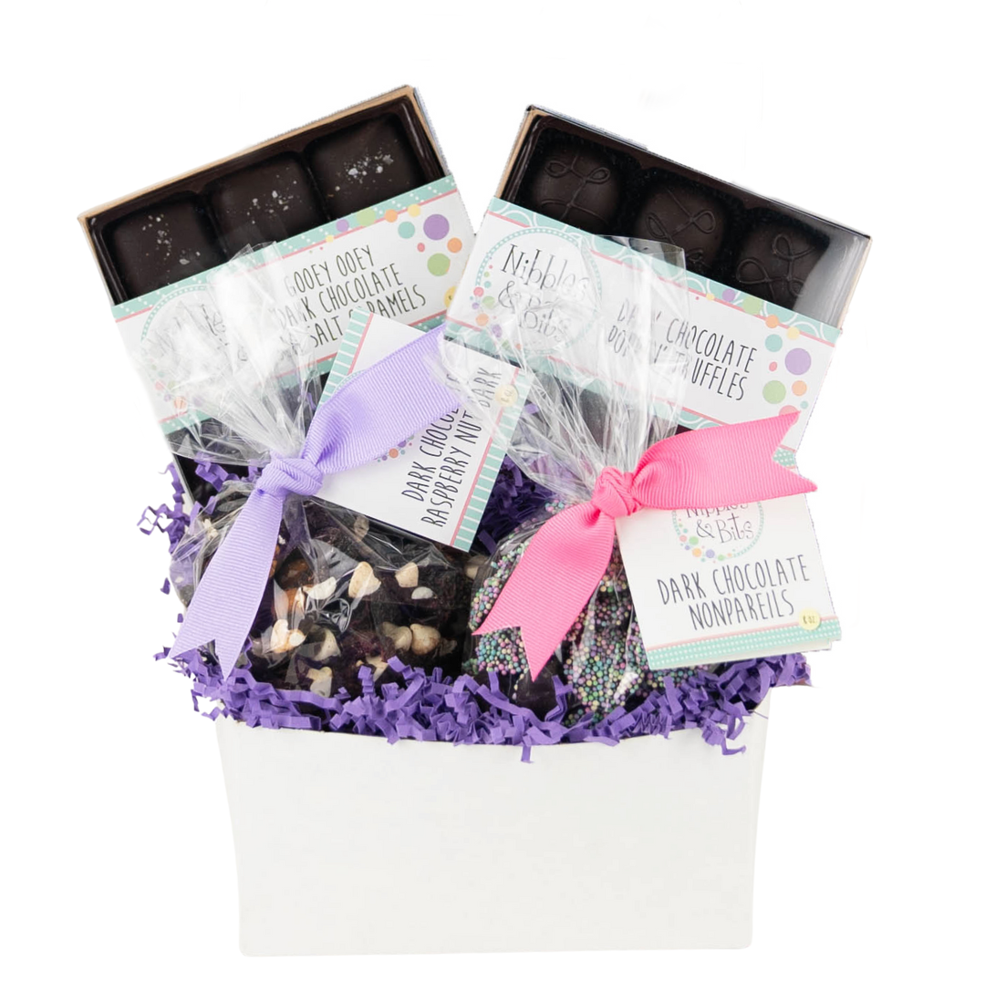 Gimme All the Dark Chocolate Gift Basket