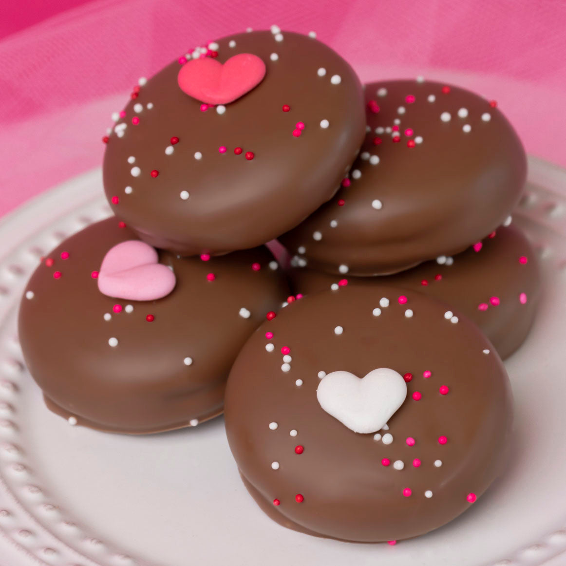 Milk Chocolate Heart Nabisco Oreo Handmade Homemade Chocolate Chocolates Candies Candy Gift Basket Gourmet Gift Baskets Food Baskets Local Delivery Shipping Nationally The Office Scranton Pennsylvania Dunmore