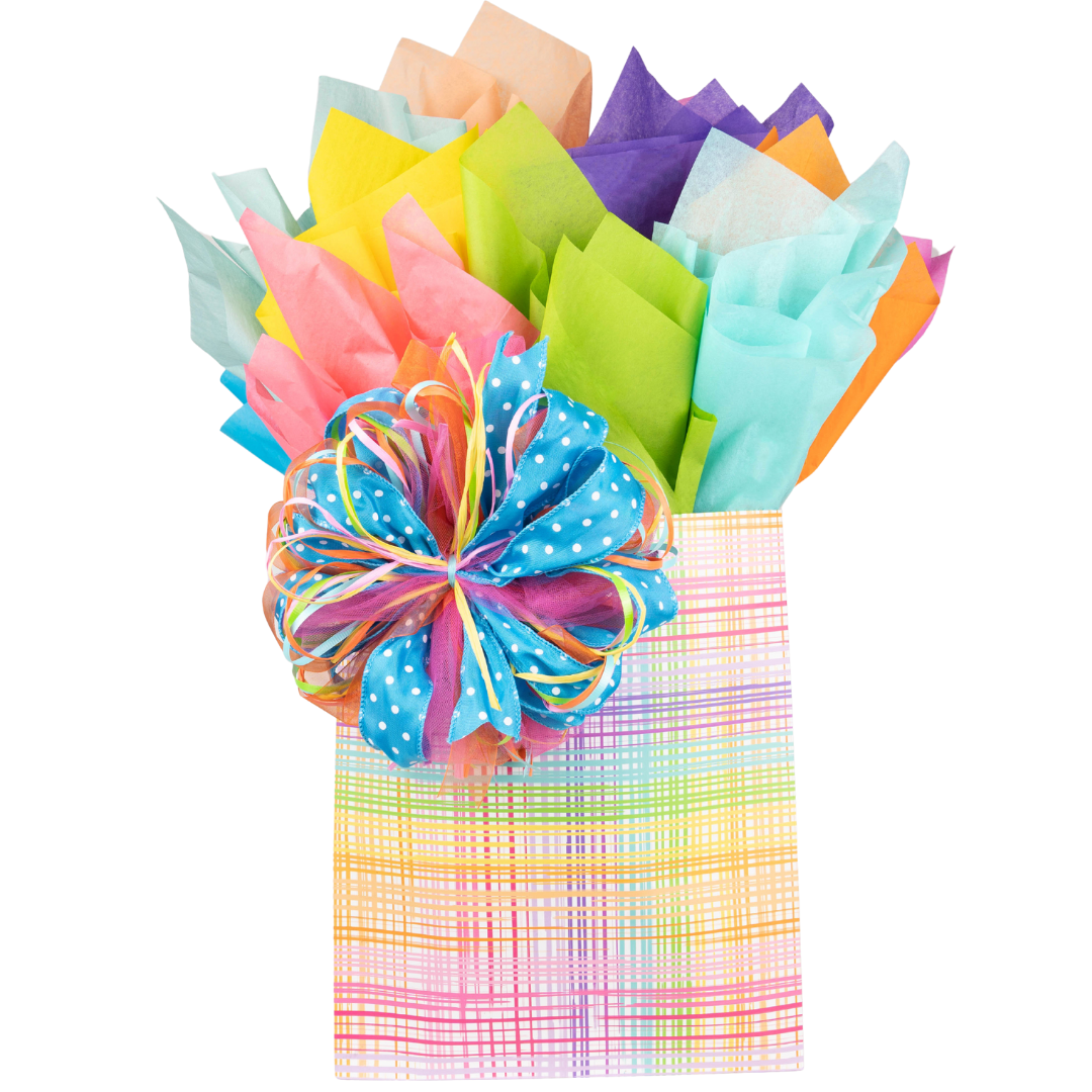 Pretty Plaid Gift Bag