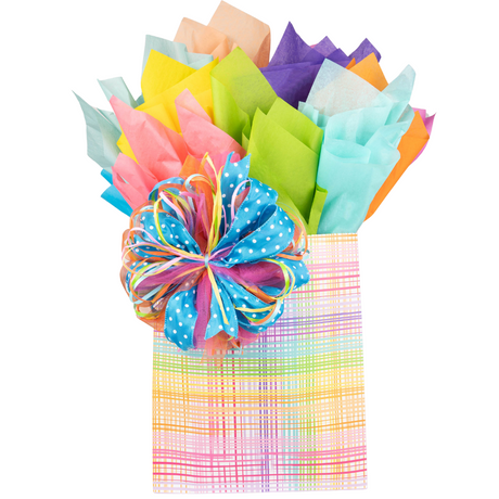 Pretty Plaid Gift Bag