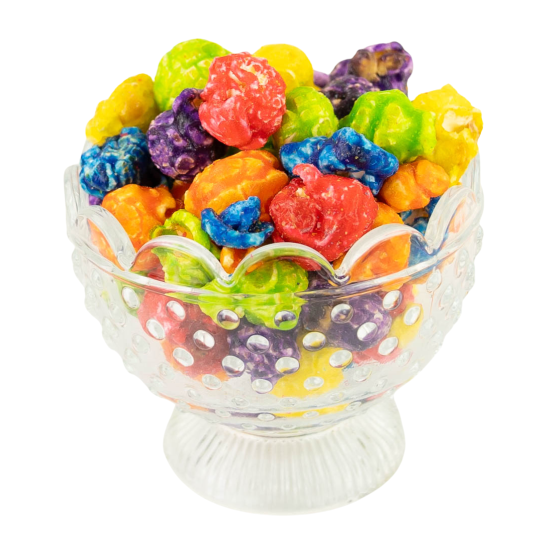 Rainbow Glazed Popcorn