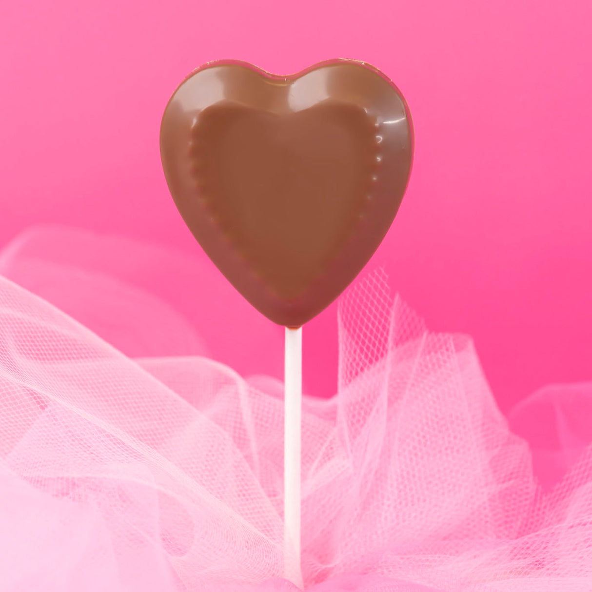 Solid Milk Chocolate Heart Lollipop Valentine Chocolates Candy Candies Local Delivery National Shipping Food Gift Basket Gourmet Gift Baskets The Office Scranton Pennsylvania Dunmore