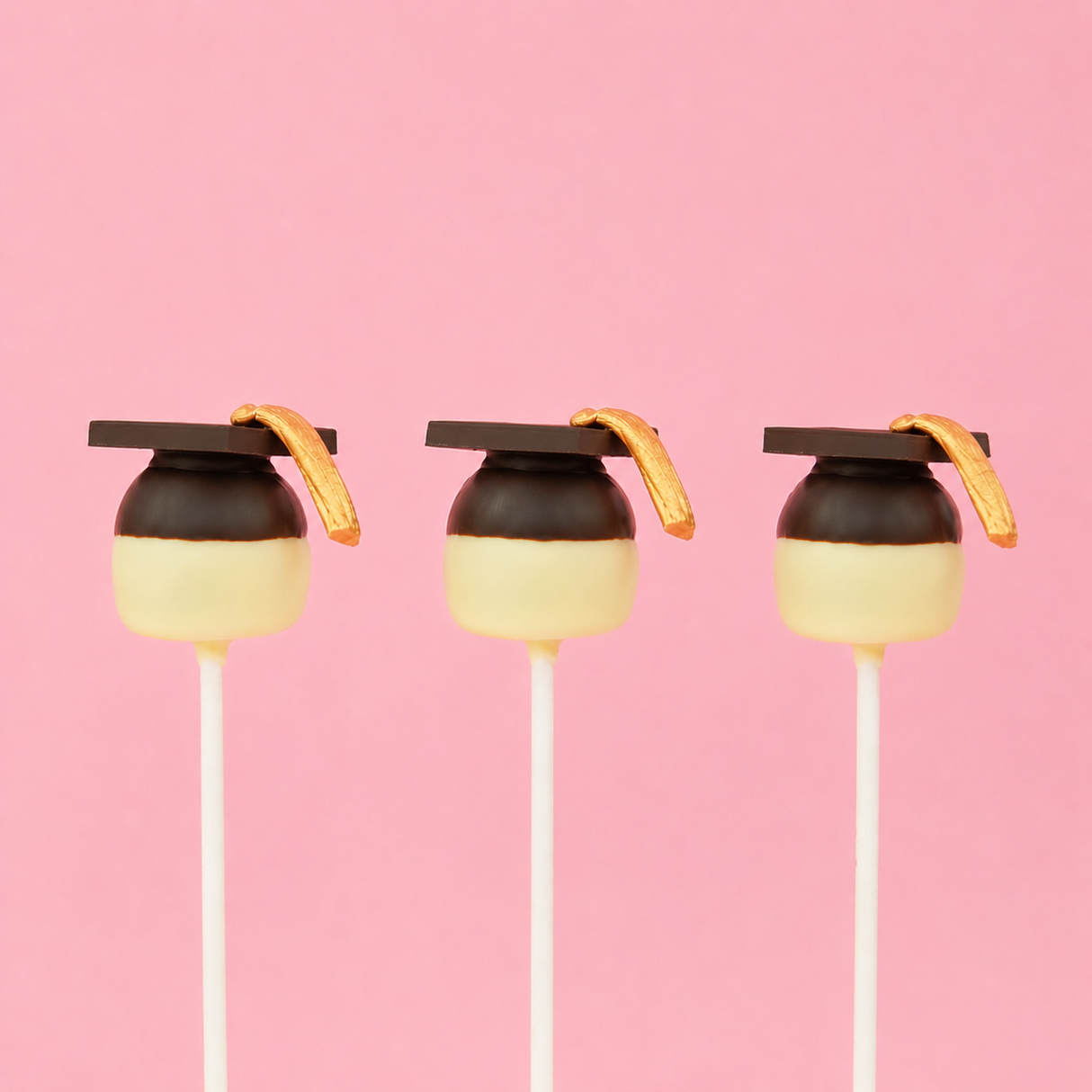 Chocolate Ganache Graduation Pop