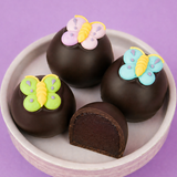 Dark Chocolate Butterfly Ganache Truffles