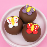 Milk Chocolate Butterfly Ganache Truffles