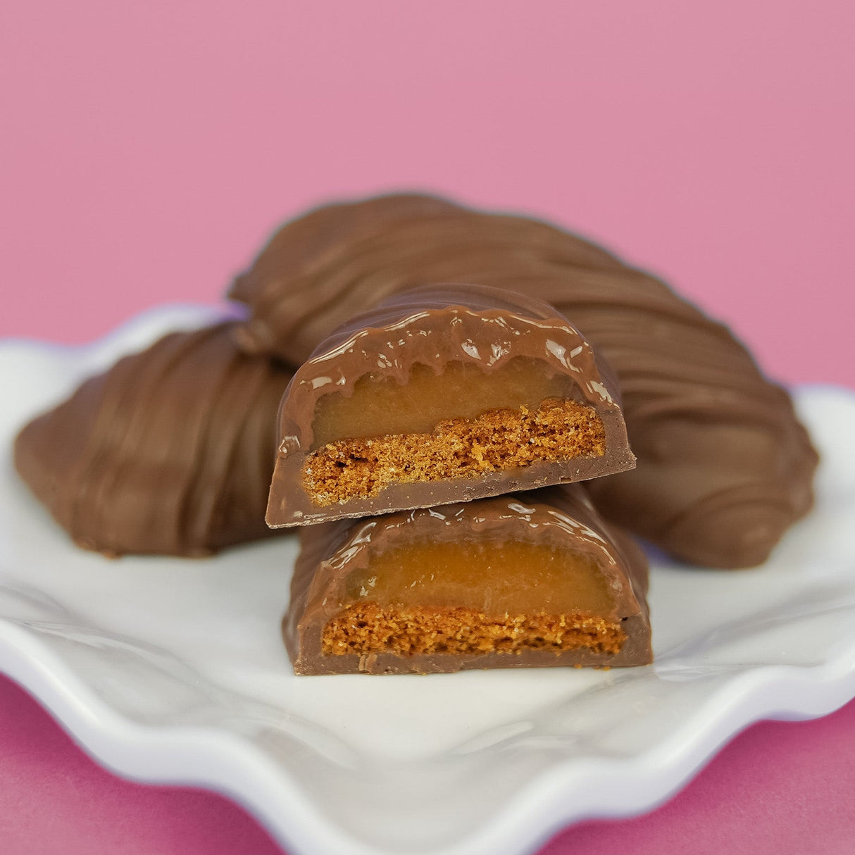 Milk Chocolate Caramel Biscoff Cookies