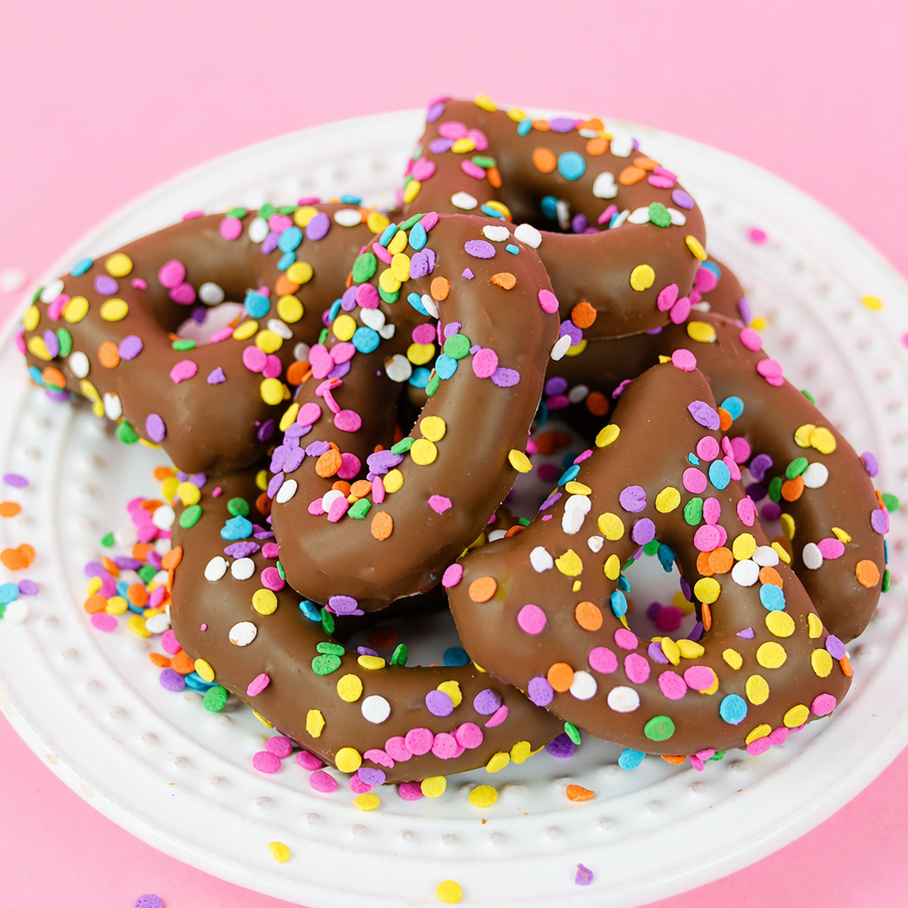 Milk Chocolate Confetti Pretzel Pieces