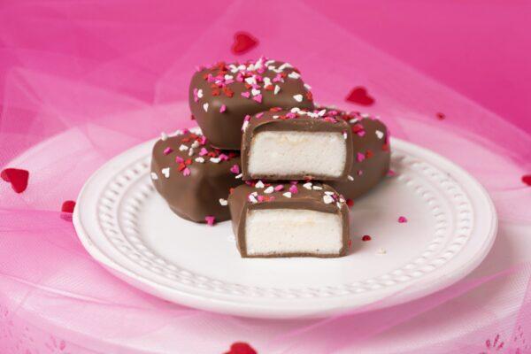 Milk Chocolate Heart Confetti Marshmallows