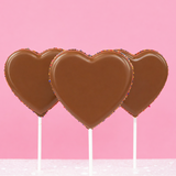 Milk Chocolate Nonpareil Heart Lollipop