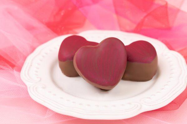 Milk Chocolate Peanut Butter Heart Cups