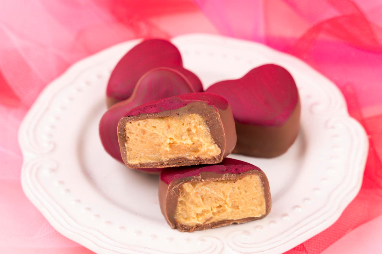 Milk Chocolate Peanut Butter Heart Cups