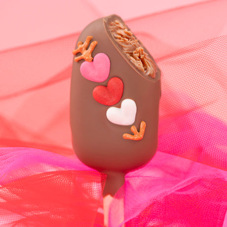 Milk Chocolate Valentine Peanut Butter Pop Creamy Smooth Heart Local Delivery Shipping Nationally Gourmet Gift Baskets Food Gift Basket Candy Chocolate The Office Scranton Pennsylvania Dunmore 