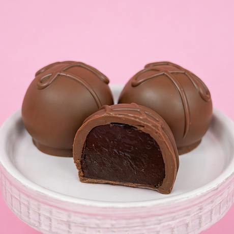 Milk Chocolate Ganache Truffles
