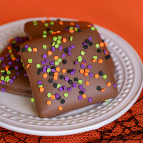 Milk Chocolate Halloween Confetti Graham Cracker